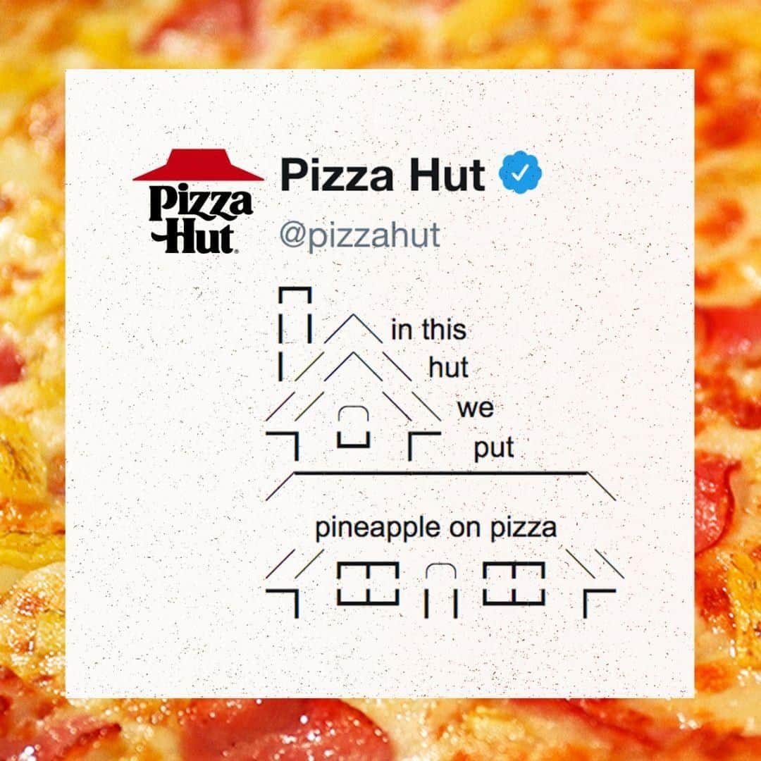 Pizza Hutさんのインスタグラム写真 - (Pizza HutInstagram)「Don’t @ us.」7月7日 2時00分 - pizzahut