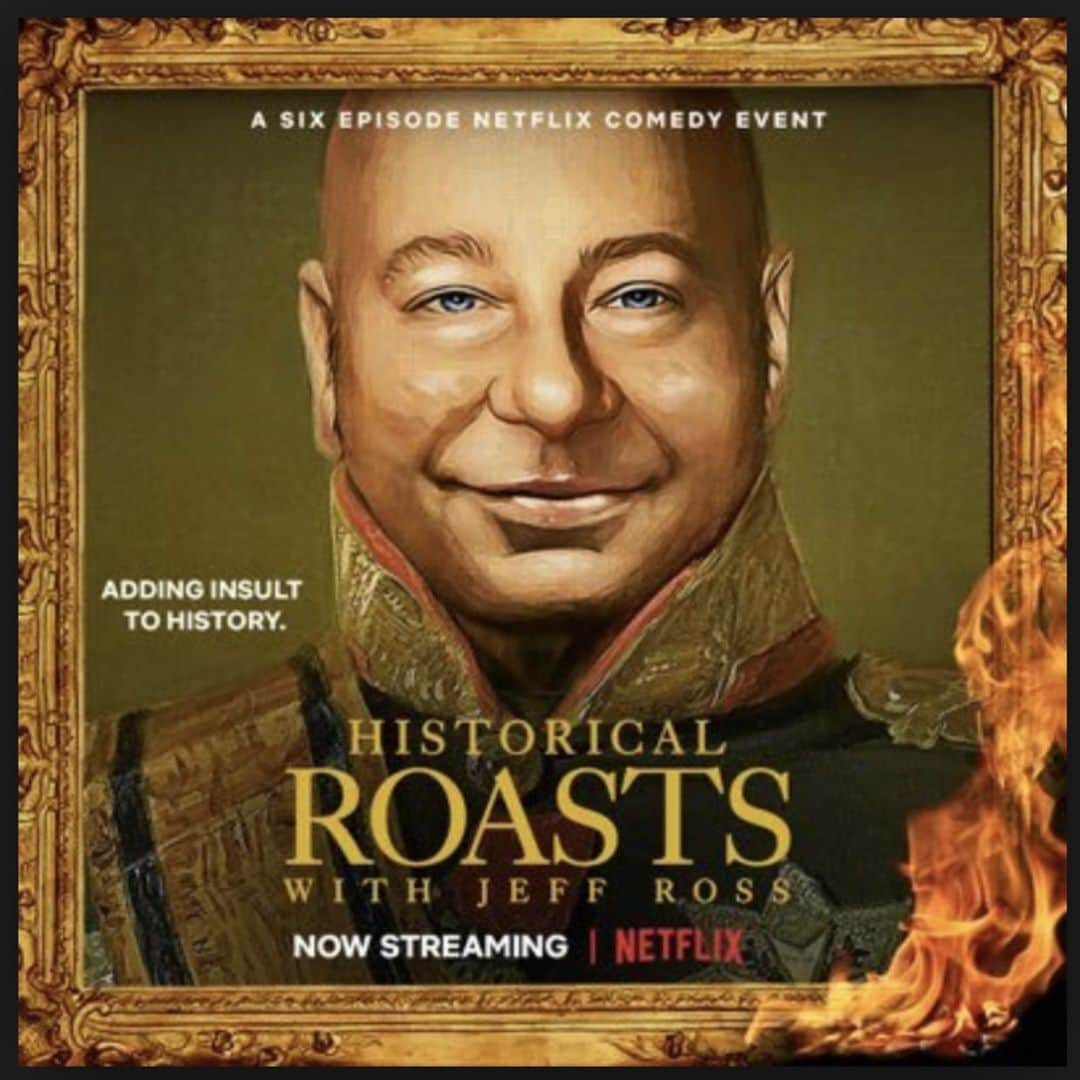 ジェフリー・ロスさんのインスタグラム写真 - (ジェフリー・ロスInstagram)「Which episode is your fav ? #historicalroasts @netflix #AbrahamLincoln #FreddieMercury #AnneFrank #MLK #Cleopatra #MuhammadAli」7月7日 3時14分 - therealjeffreyross