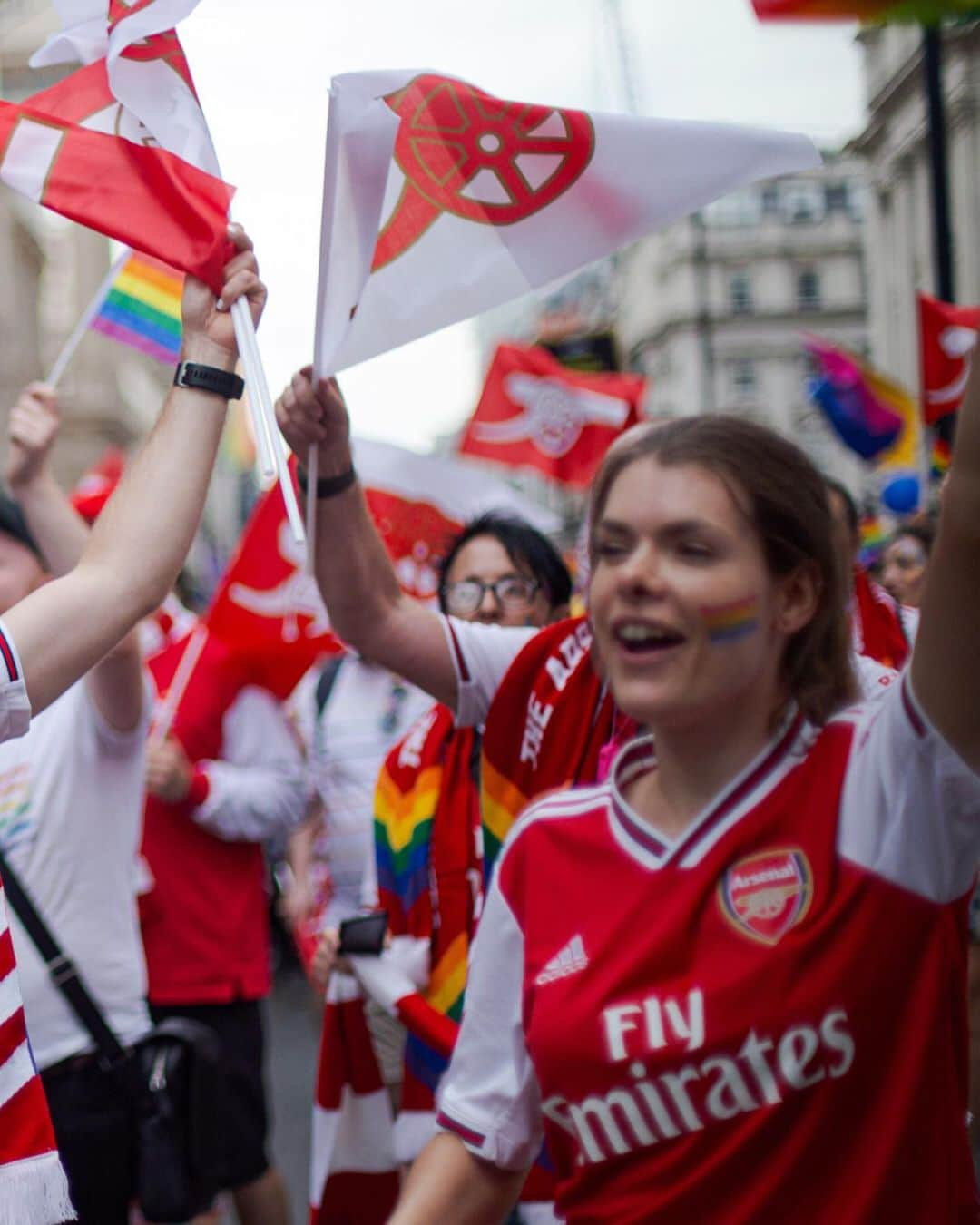 adidas UKさんのインスタグラム写真 - (adidas UKInstagram)「“The @gaygooners show everyone’s welcome.” ⁣ ⁣ This is pride.⁣ ⁣ This is home.⁣ ⁣ Celebrated and captured with @probablyedith 📷」7月7日 4時22分 - adidaslondon