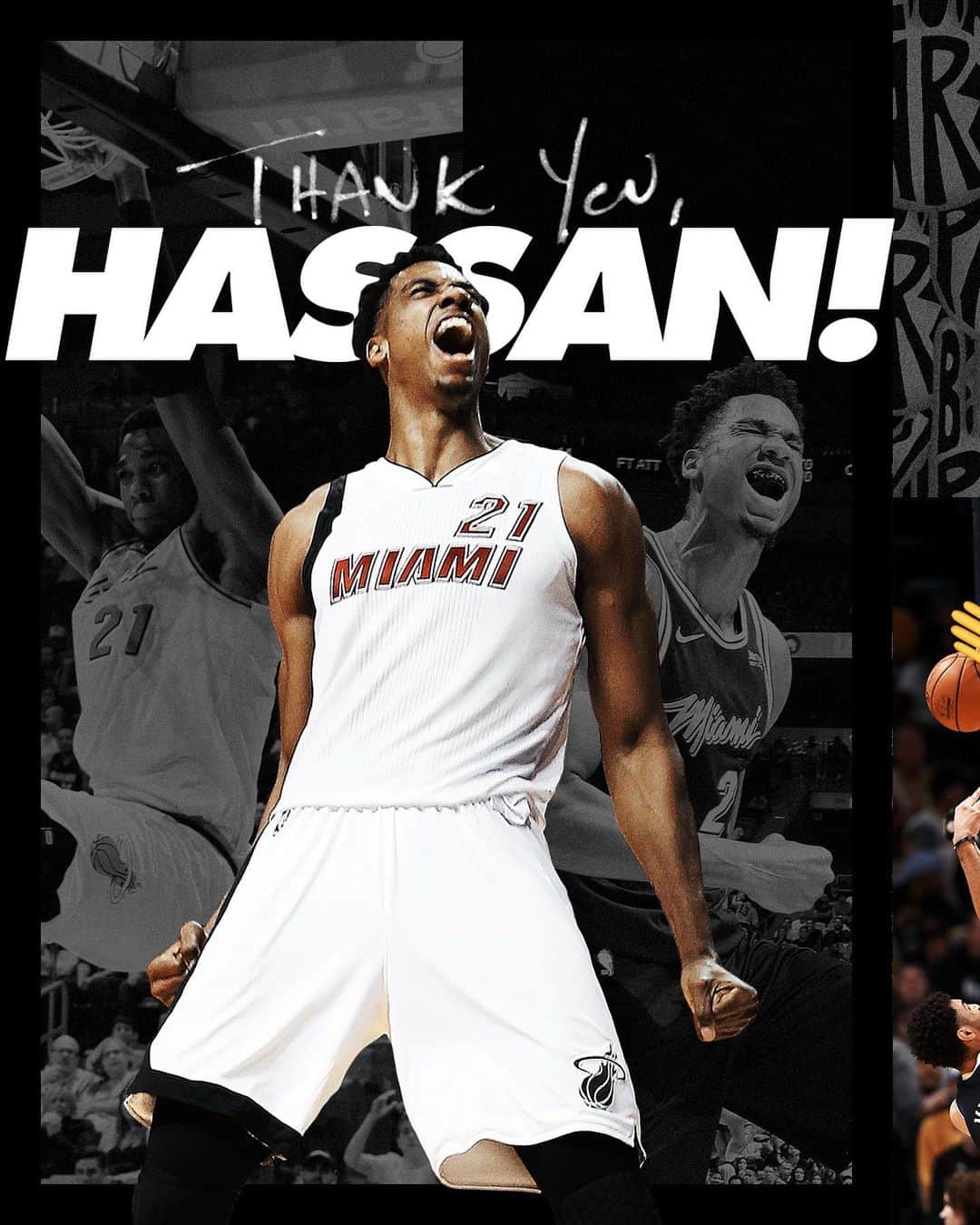 Miami HEATさんのインスタグラム写真 - (Miami HEATInstagram)「Thank you, @hassanwhiteside!」7月7日 5時03分 - miamiheat
