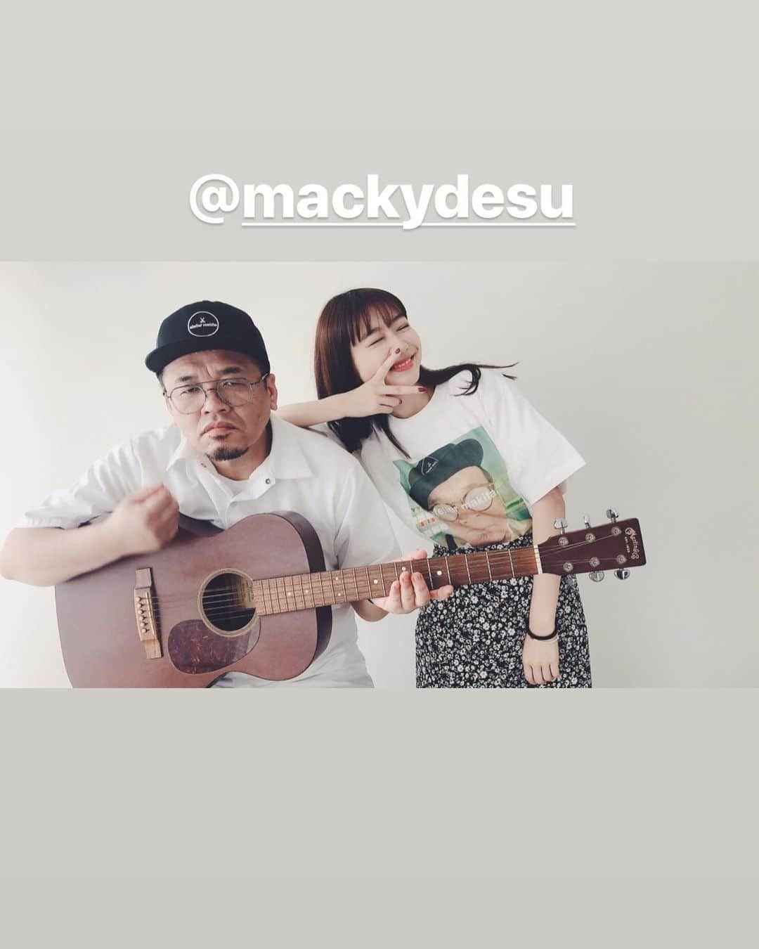 岡本夏美さんのインスタグラム写真 - (岡本夏美Instagram)「雨なんてぶっとばせ！ じゃら〜ん🎸」7月7日 17時31分 - okamoto_natsumi