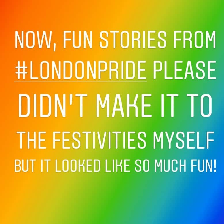 アンナ・パキンさんのインスタグラム写真 - (アンナ・パキンInstagram)「Hope everyone had good safe fun last night! #pride🌈 #londonpride2019 #bipride #loveislove #equality」7月7日 17時00分 - _annapaquin