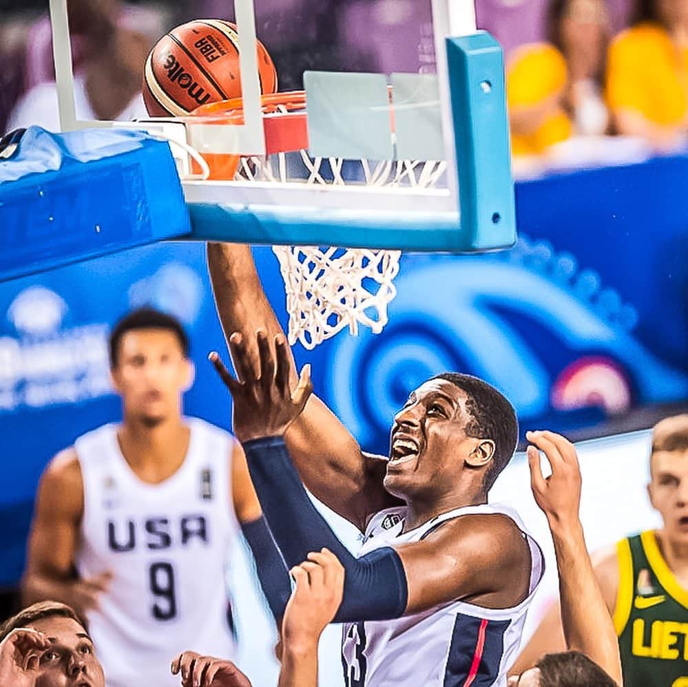 USA Basketballさんのインスタグラム写真 - (USA BasketballInstagram)「We’ll play for #FIBAU19 World Cup gold tomorrow!」7月7日 9時23分 - usabasketball