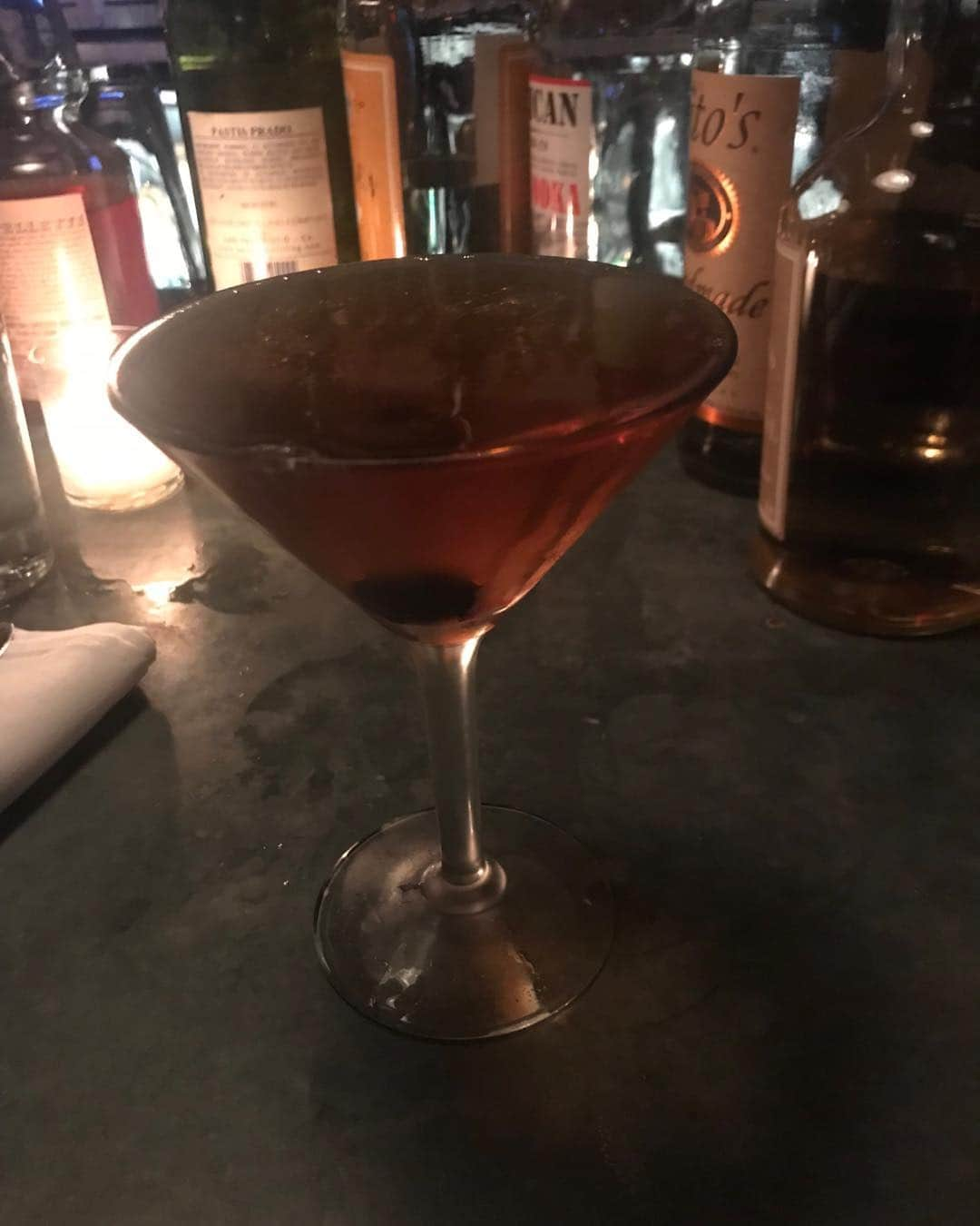 クリス・ノースさんのインスタグラム写真 - (クリス・ノースInstagram)「Absolutely beautiful Manhattan up and cold - made with Berkshire Bourbon- at the Prairie Whale in Great Barrington- regards from bartender @thefakejoescully #prairiewhale」7月7日 9時38分 - chrisnothofficial