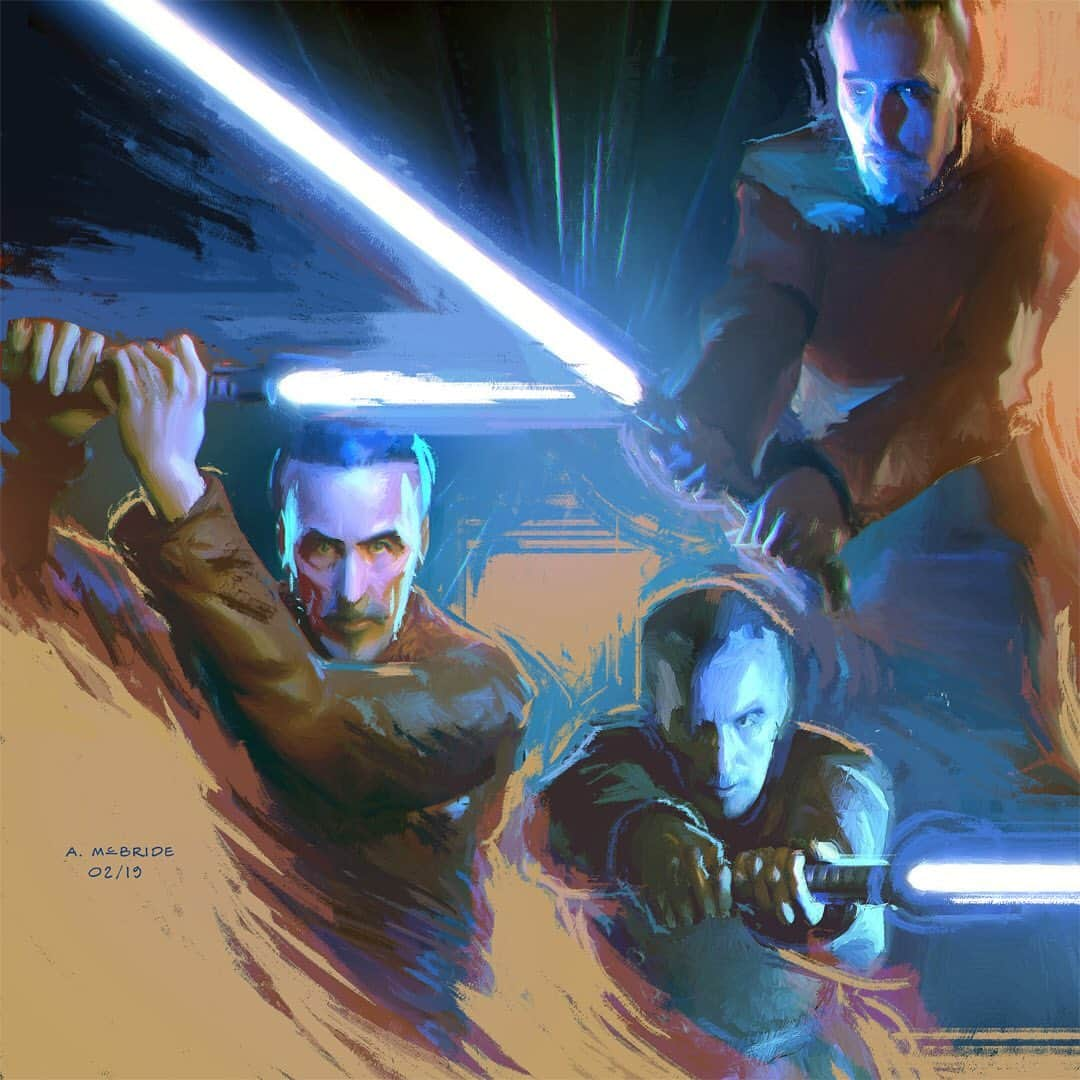 スター・ウォーズさんのインスタグラム写真 - (スター・ウォーズInstagram)「Concept artist @amcb_toraidhe brings ferocity to Count Dooku and Asajj Ventress in these early character explorations for the Dooku: Jedi Lost audio original artwork.」7月7日 10時15分 - starwars