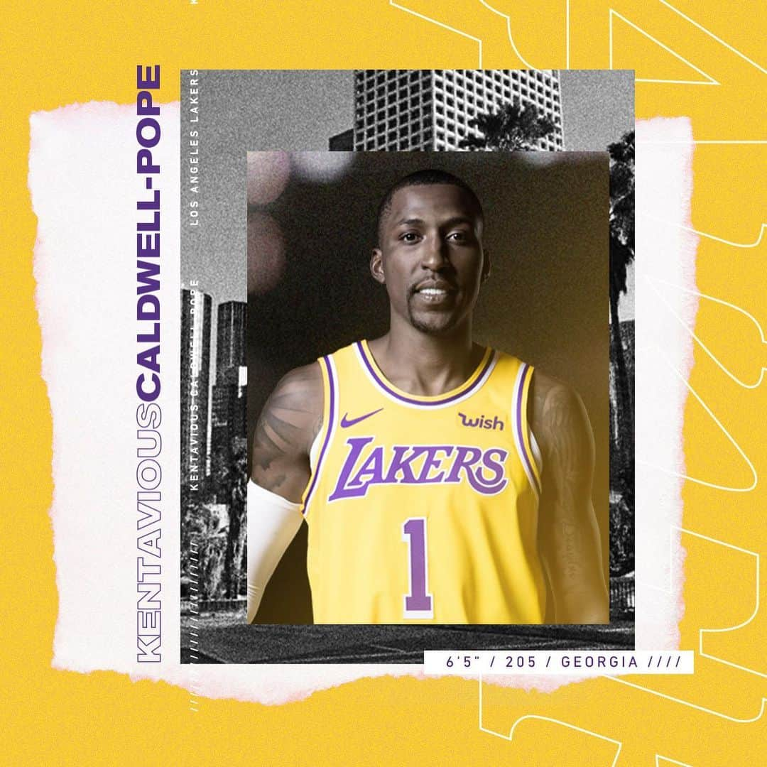 Los Angeles Lakersさんのインスタグラム写真 - (Los Angeles LakersInstagram)「Back with a vengeance.  OFFICIAL: @caldwellpope and @javalemcgee are returning to the #LakeShow!」7月7日 10時48分 - lakers