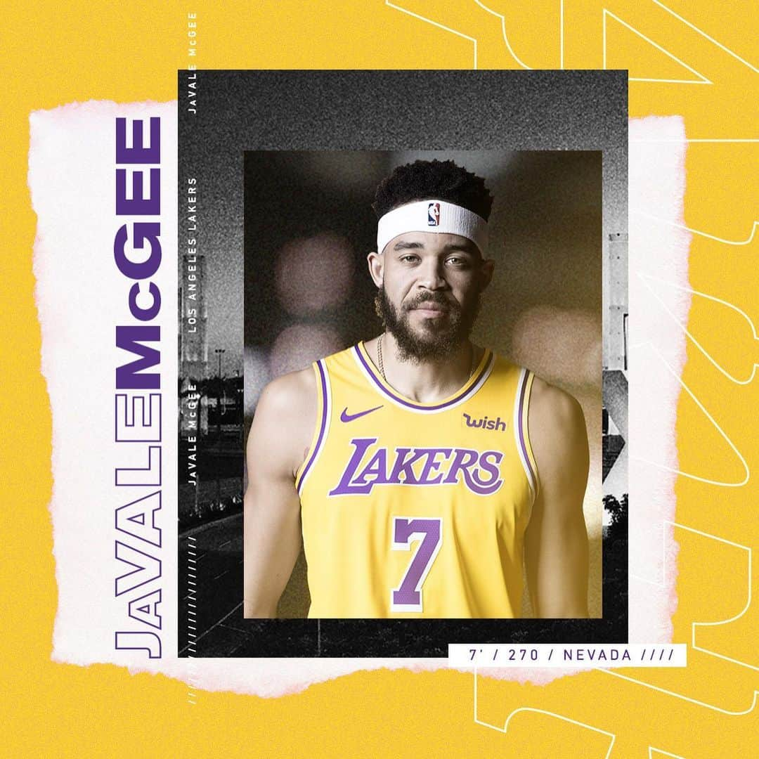 Los Angeles Lakersさんのインスタグラム写真 - (Los Angeles LakersInstagram)「Back with a vengeance.  OFFICIAL: @caldwellpope and @javalemcgee are returning to the #LakeShow!」7月7日 10時48分 - lakers