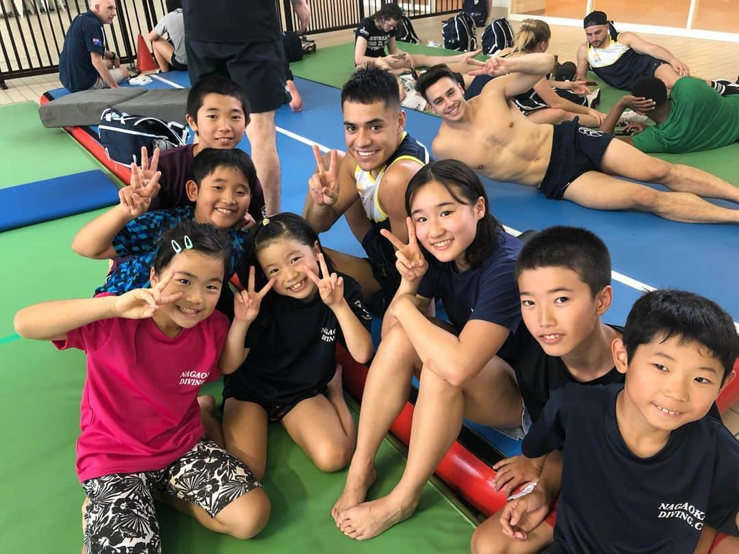 金戸凜さんのインスタグラム写真 - (金戸凜Instagram)「International training camp in Nagaoka!!🇦🇺🇳🇱🇯🇲🇯🇵♥️ ・ I just want to say thank you for coming and having me X ・ Now we are ready to go to Korea for Worlds.🇰🇷 See you guys soon💋 ・ ・ #international #trainingcamp #japan #diving」7月7日 11時34分 - rin.kaneto