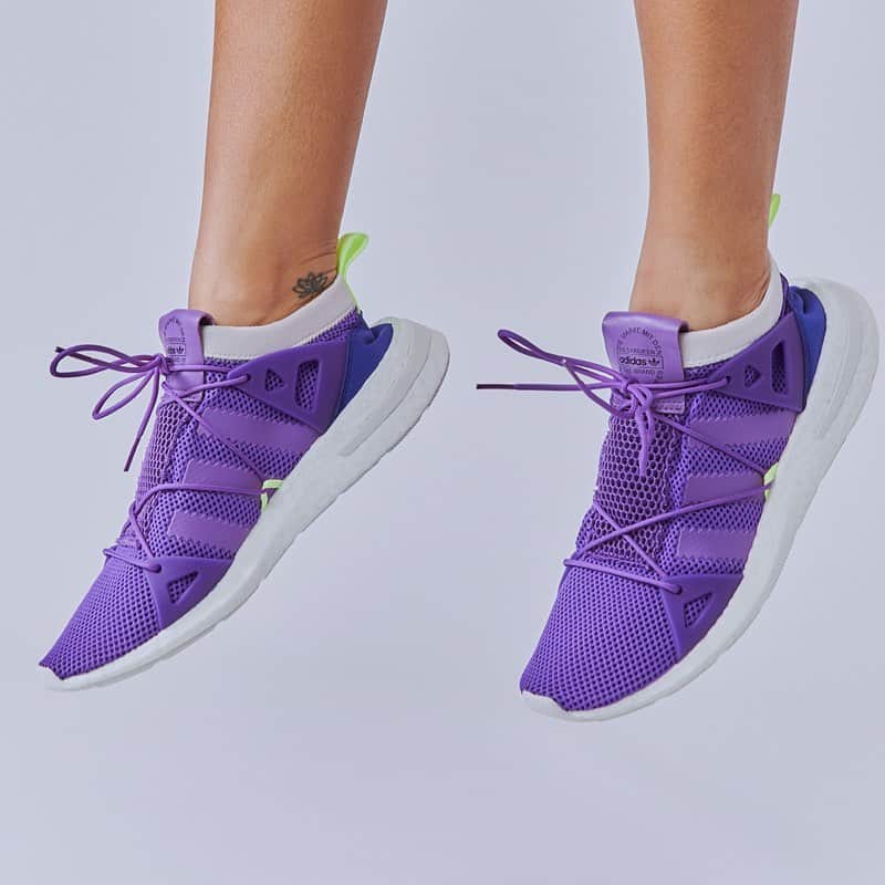 STYLERUNNERさんのインスタグラム写真 - (STYLERUNNERInstagram)「You need these in your sneaker rotation 💜👟 Shop the Adidas Originals Arkyn in Active Purple and Hi-Res Yellow online now! #stylerunner #stylesquad」7月7日 12時48分 - stylerunner
