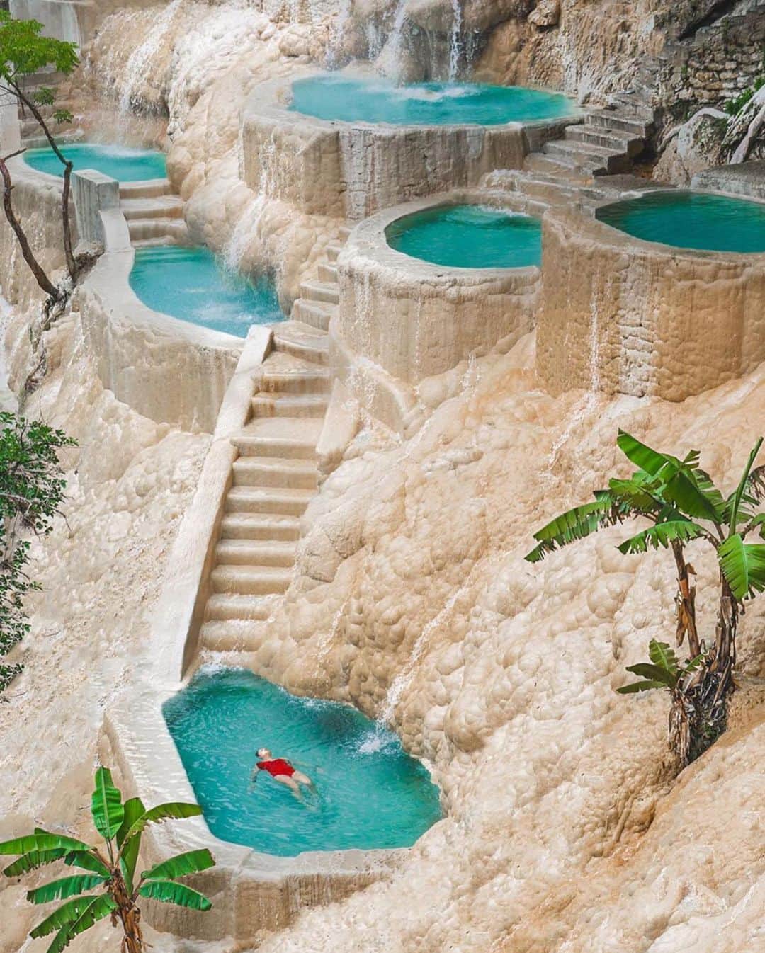 Wonderful Placesさんのインスタグラム写真 - (Wonderful PlacesInstagram)「Natural springs in Mexico ✨💚💚💚✨ . Pictures by ✨✨@braybraywoowoo✨✨ #wonderful_places for a feature 💚」7月7日 13時31分 - wonderful_places