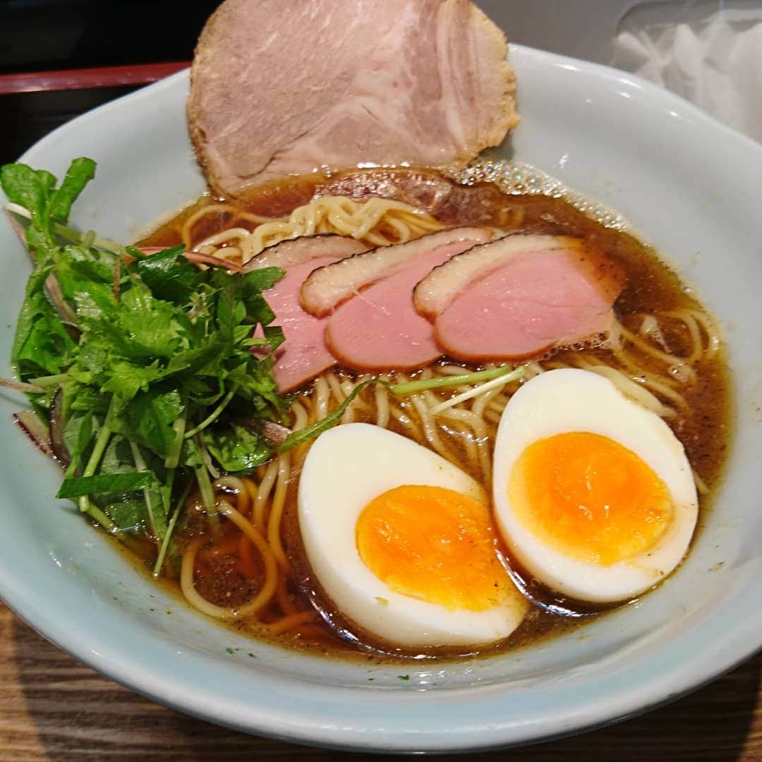 あばだんごのインスタグラム：「にほんいち醤油そば」