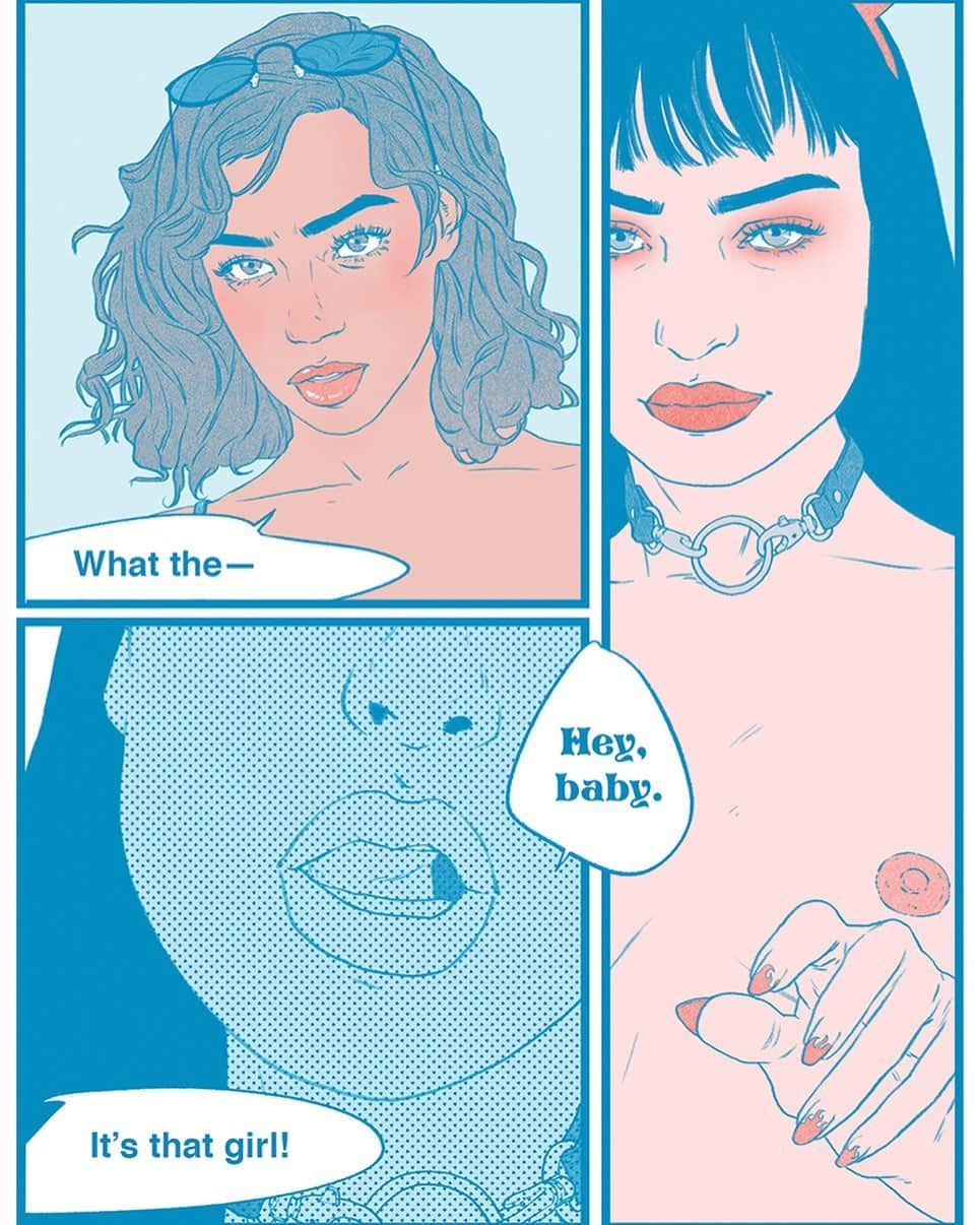 プレイボーイさんのインスタグラム写真 - (プレイボーイInstagram)「Introducing “Sunday Seduction,” a dreamy comic imagined by @sarahmaxwellart in #thegenderandsexualityissue」7月8日 2時11分 - playboy