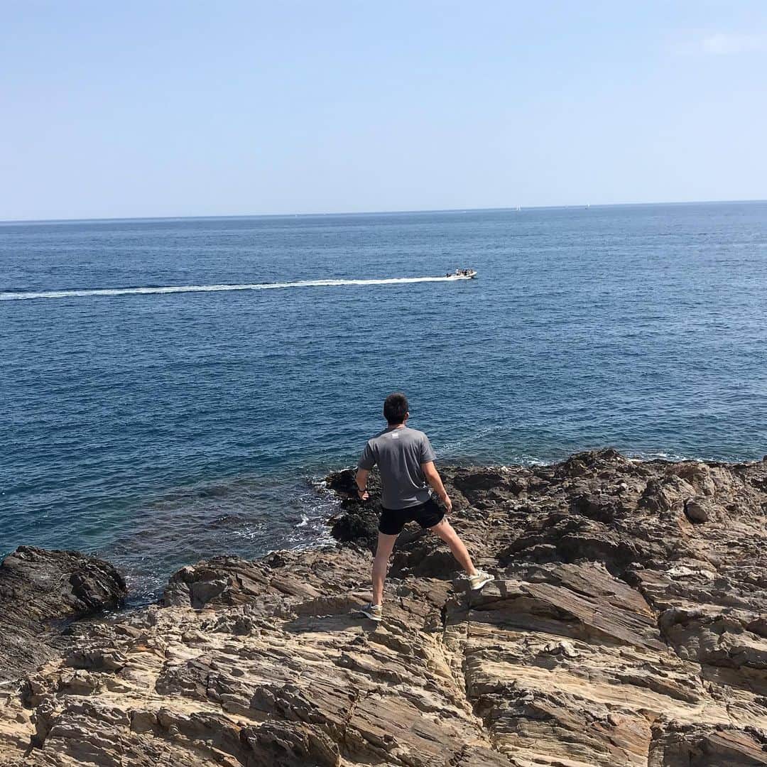 青木真也のインスタグラム：「日曜日はフランスにきました。いいリフレッシュ。#france #フランス#spain#スペイン#shinyaaoki #青木真也 #夏休み」