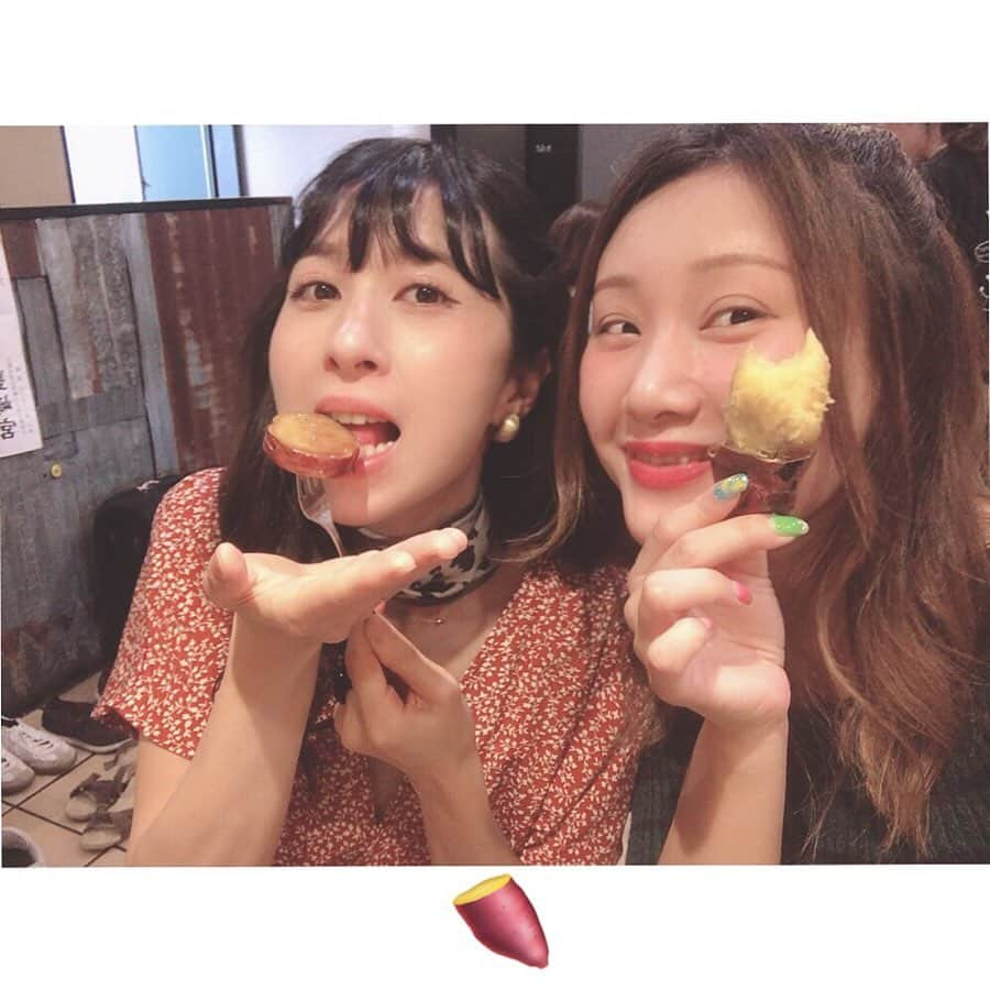 福田多希子さんのインスタグラム写真 - (福田多希子Instagram)「サツマイモが食べ物で一番大好きヨメポンタです🍠たみと蜜香屋さんへ行ってきました～❤︎.*﻿ ポン太ファームもサツマイモ植えてます﻿ 秋はみんなでサツマイモ堀りをやりましょね( •̀ᄇ• ́)ﻭ✧﻿ ﻿  ﻿」7月7日 18時51分 - yomeponta