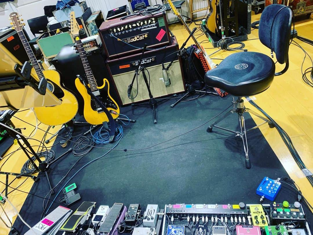 マサ小浜さんのインスタグラム写真 - (マサ小浜Instagram)「りはあさる なう  #guitar #guitarist #schecter #yamaha #akiguitar」7月7日 19時36分 - masakohama1