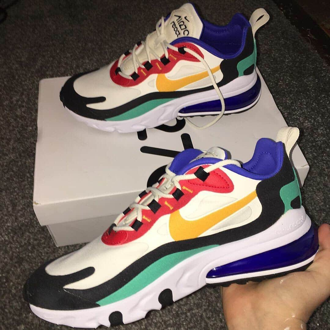 FOOTASYLUMさんのインスタグラム写真 - (FOOTASYLUMInstagram)「@lucanguy_13 latest pickup. Make sure you tag us in your pictures for a chance to be featured. #footasylum #nike #270react」7月7日 20時03分 - footasylum