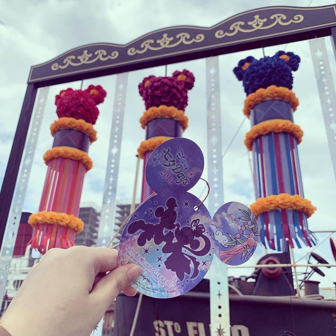 奥山レイカのインスタグラム：「7/7🌟 #tds #七夕 #七夕ディズニー #いつかの写真」