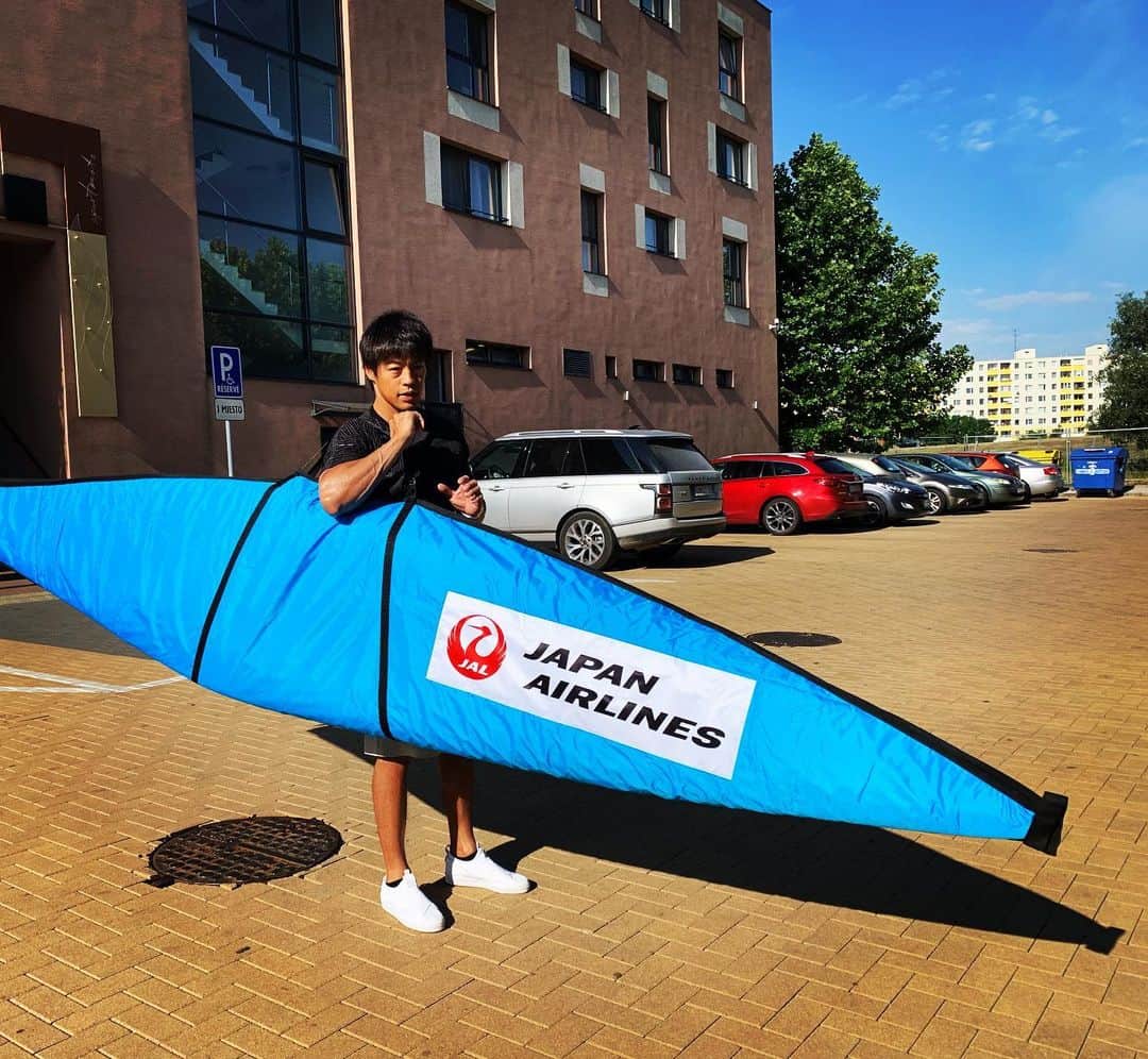 羽根田卓也さんのインスタグラム写真 - (羽根田卓也Instagram)「JAL特製カヌーケース！ありがとうございます！ @japanairlines_jal」7月7日 20時57分 - takuya_haneda