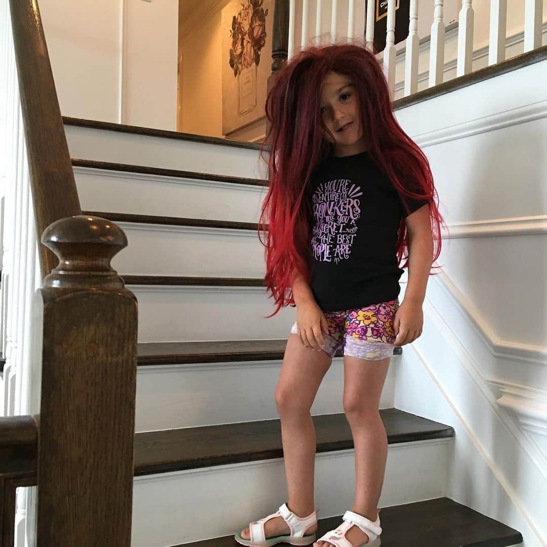 ジェイワウさんのインスタグラム写真 - (ジェイワウInstagram)「Less than a week, this mermaid will be turning 5 😫😫😫 where did the time go?! #wigparty」7月7日 21時01分 - jwoww