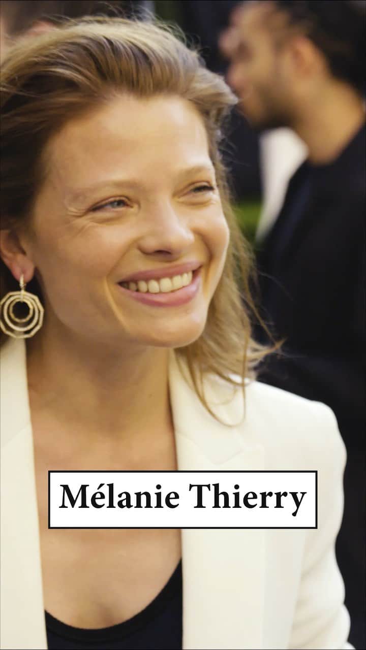 デビッドヤーマンのインスタグラム：「9 questions with @melaniethierry. At our Paris couture event, the French actress shares her favorite piece of jewelry and what she loves about NYC in the summer. #DavidYurman」