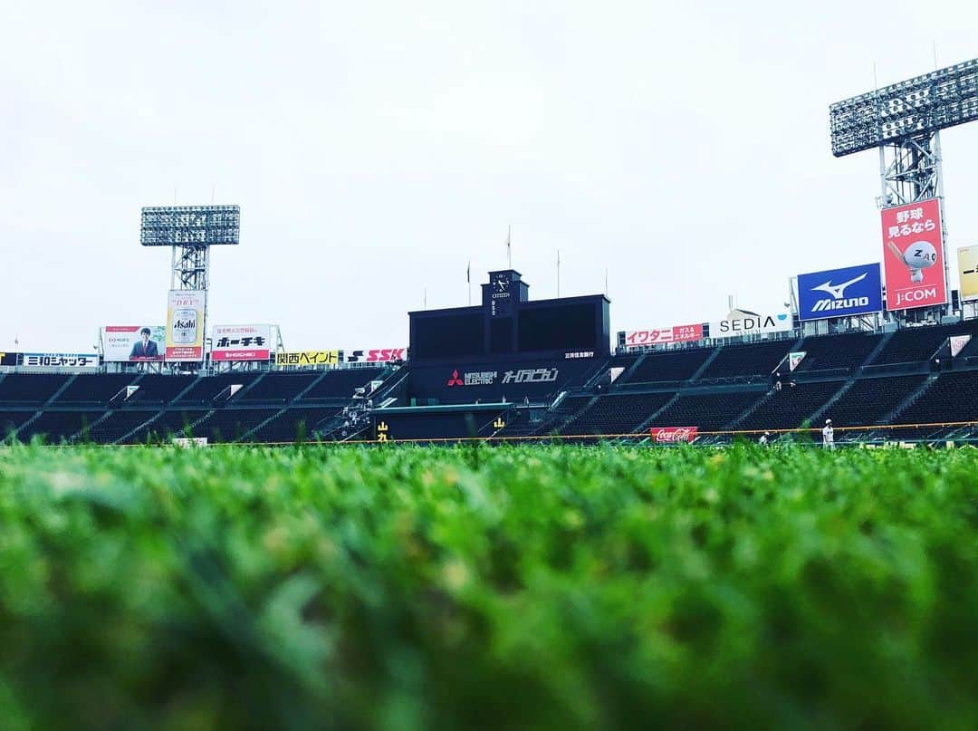 本野大輔のインスタグラム：「明日７月８日（月） 阪神VS巨人 伝統の一戦 私、本野が実況を担当します。  地上波読売テレビ19時から生中継。 CS放送日テレG＋17時45分から試合終了まで生中継。  解説 川藤幸三さん 金本知憲さん 赤星憲広さん  先発 阪神 西勇輝投手 巨人 菅野智之投手  日本を代表する投手の投げ合いです。 読売テレビでお馴染みの川藤幸三さん、赤星憲広さんに、阪神の前監督の金本知憲さん３人の解説でお楽しみください。  阪神は3連勝で首位巨人を迎え撃ちます。 最高の試合になる事を願って。 月曜の夜、是非ご覧ください！  アナウンサーは 実況、本野大輔 阪神リポート、平松翔馬アナ 巨人リポート、田邊研一郎アナ ヒーロー、小澤昭博アナ 途中経過、尾山憲一アナ  以上のメンバーでお届けします。  #阪神タイガース #タイガース #読売ジャイアンツ #巨人 #伝統の一戦 #甲子園 #読売テレビ #野球 #中継」
