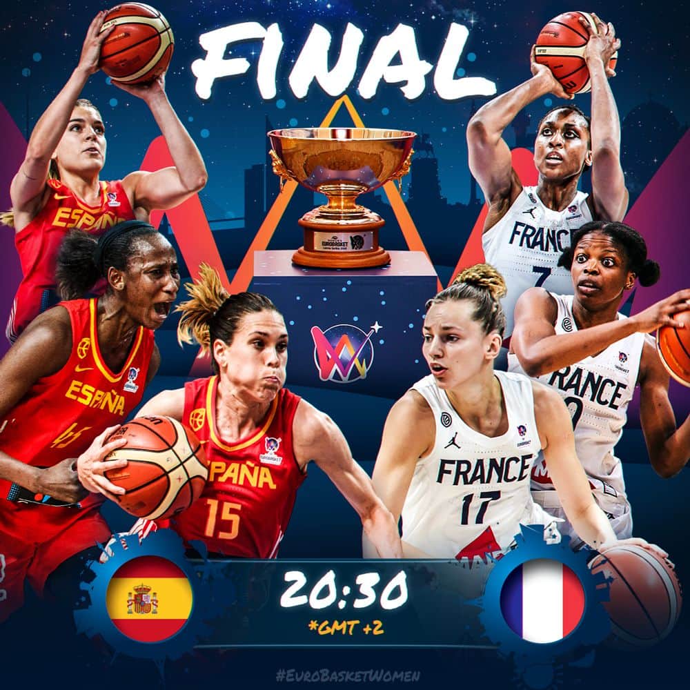 FIBAさんのインスタグラム写真 - (FIBAInstagram)「Who will take home the @EuroBasketWomen 🏆?」7月7日 22時37分 - fiba