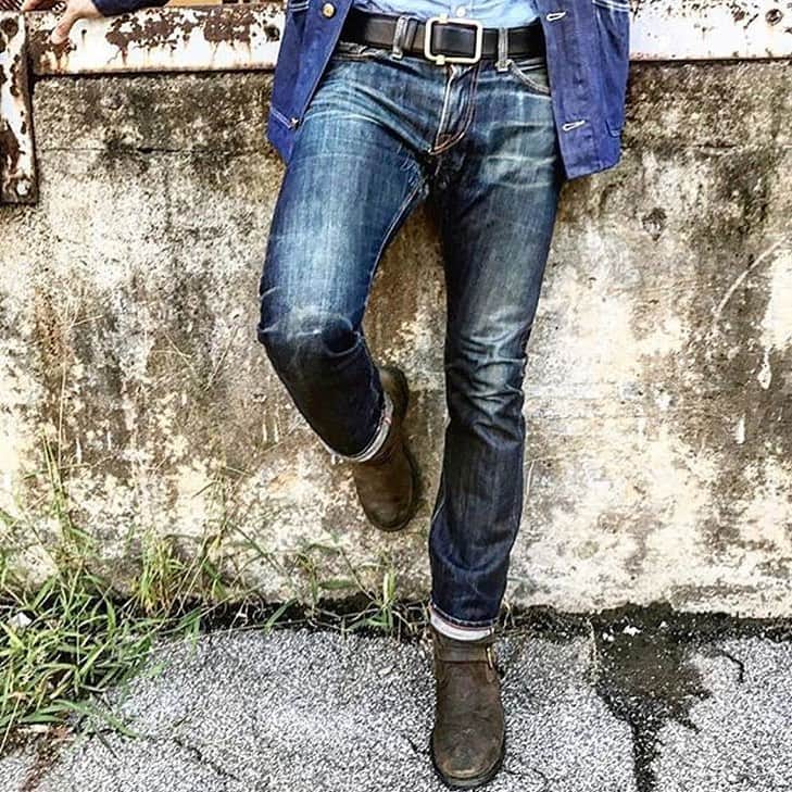 ジーンショップのインスタグラム：「Vintage Jean Shop looking amazing. It’s all about quality and design. #selvedgedenim #selvedgeforum #jeanshop #jeanshopnyc #mensjeans #denimhead #style」