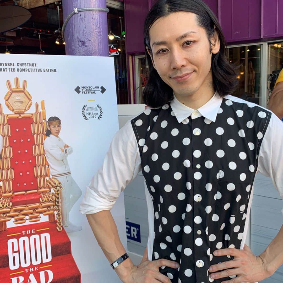 小林尊のインスタグラム：「Thank you to all who watched the new @30for30 doc and have sent me mails or even came out to say hi July4. I received so many kind messages from you all & I want you to know I feel the love. Thank you so much. 🌭✨ ESPNのドキュメンタリーを見てくれて、メッセージくれたみなさん、ありがとう。優しい言葉をありがとう。  #thegoodthebadthehungry #30for30」