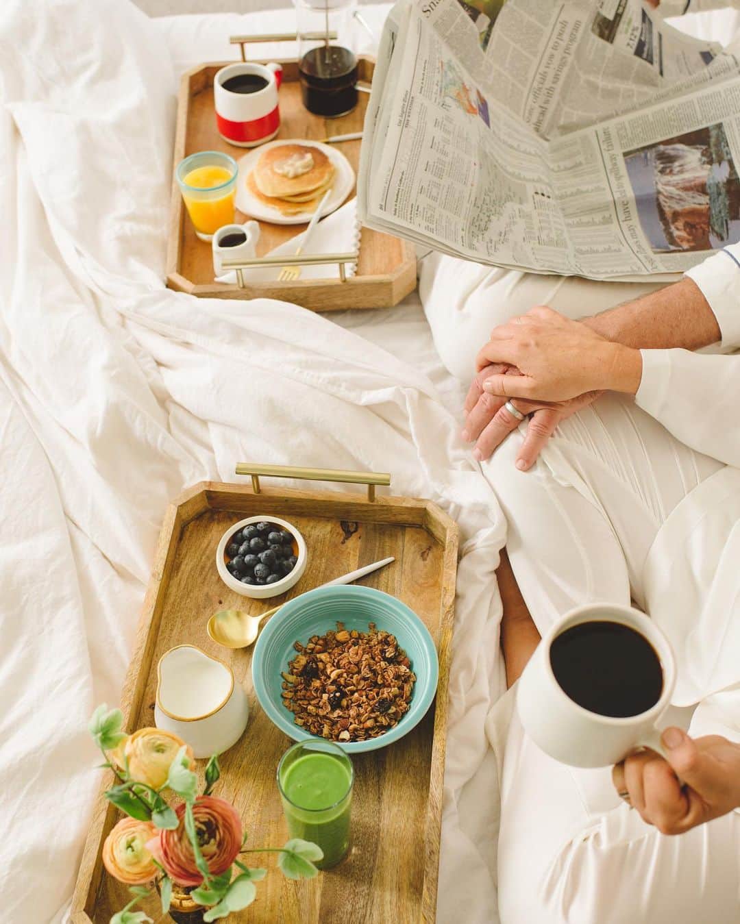 ティファニー・ティーセンさんのインスタグラム写真 - (ティファニー・ティーセンInstagram)「Sundays are meant for breakfast in bed #pullupachair #breakfastinbed #sunday」7月7日 23時44分 - tiffanithiessen