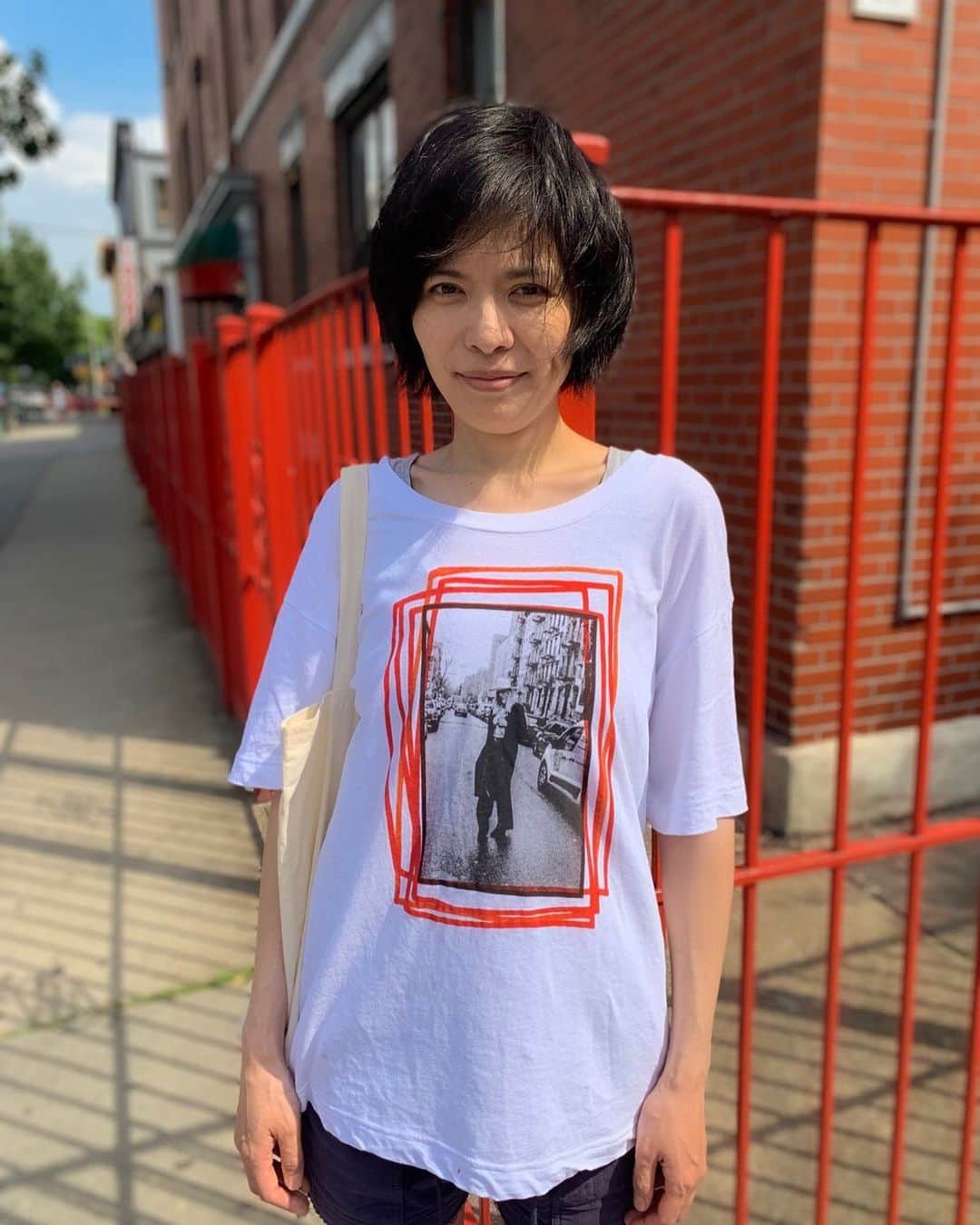 のインスタグラム：「📷 by @loveisnextdoor  良い写真だなぁ♡  YOSHIMI NAGAO by @style_and_edit_takashimaya × @loveisnextdoor × @cityshop.tokyo  photo MAN T-shirt」