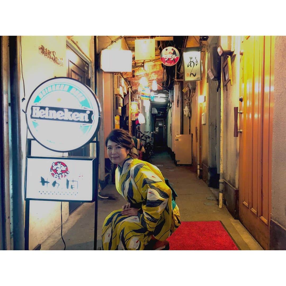 福咲れんのインスタグラム：「#浴衣 #先斗町 #京都 #京都旅行」