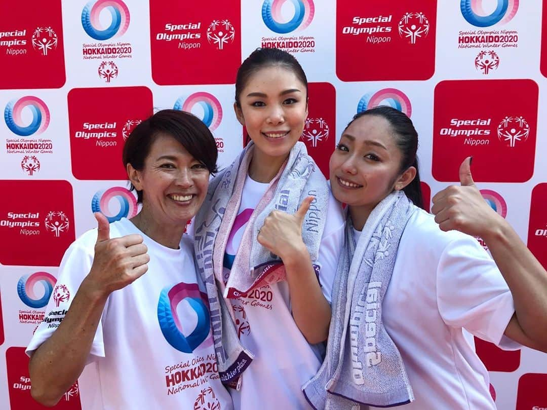 安藤美姫さんのインスタグラム写真 - (安藤美姫Instagram)「I went to “Special Olympics” event today😌✨ 今日はスペシャルオリンピックス冬季ナショナルゲーム北海道大会の為の採火式、分火式へ！ 晴天の中無事に終えるとこができました😌💪 応援よろしくお願いします💪💪💪 #specialolympics #スペシャルオリンピックス #北海道」7月8日 0時46分 - miki_m_ando0403