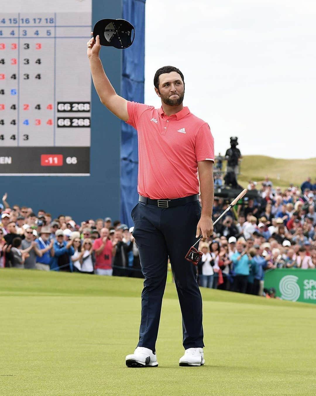 adidas Golfさんのインスタグラム写真 - (adidas GolfInstagram)「Hats off to the two-time #DDFIrishOpen Champion! @jonrahm shoots his lowest career round on the @europeantour 6️⃣2️⃣ to take home the 🏆. #HereToCreate」7月8日 1時03分 - adidasgolf