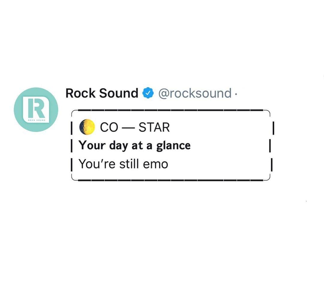 Rock Soundさんのインスタグラム写真 - (Rock SoundInstagram)「It’s written in the stars」7月8日 4時09分 - rocksound
