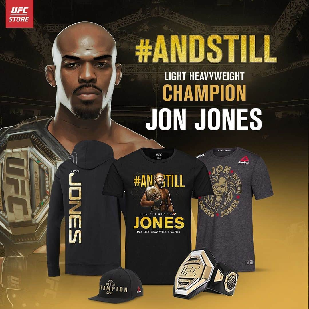 UFCさんのインスタグラム写真 - (UFCInstagram)「Wear what the champs wear @JonnyBones || @Amanda_Leoa」7月8日 6時08分 - ufc