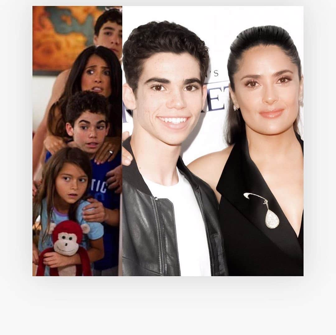 Despierta Americaさんのインスタグラム写真 - (Despierta AmericaInstagram)「@salmahayek  recuerda a @thecameronboyce 💔 Tuve el privilegio de interpretar a la madre de Cameron en #grownups 1 y 2 y nos mantuvimos en contacto a través de los años. Era animado, talentoso, amable, generoso, divertido y una luz brillante.  Su alegría vivirá en nuestros corazones para siempre mientras él sigue bailando y brillando en otros lugares.  Mi corazón va a su hermosa familia.  @thecameronboyce」7月8日 6時31分 - despiertamerica