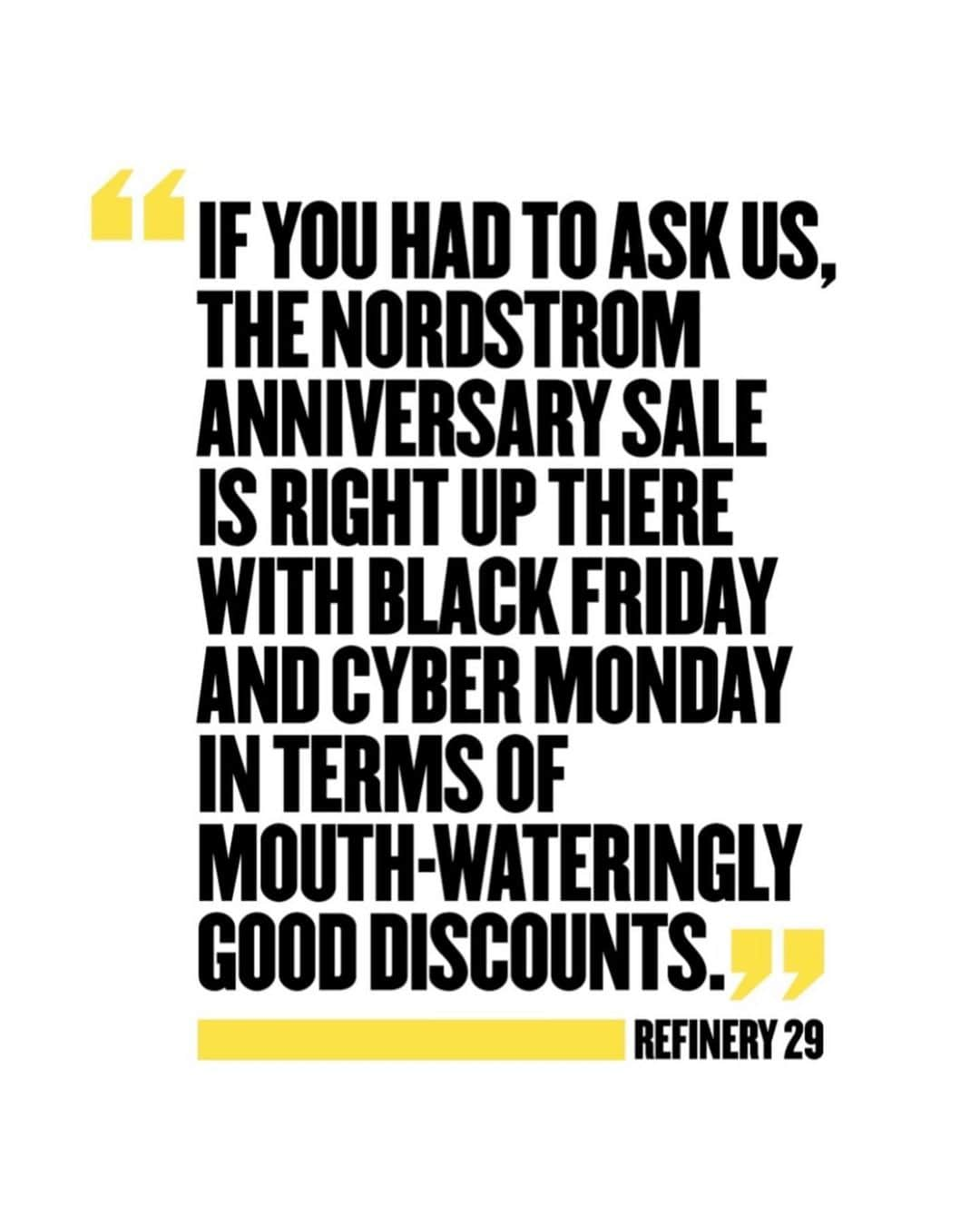 Nordstromさんのインスタグラム写真 - (NordstromInstagram)「Everyone’s talking about our Anniversary Sale 💛 #nsale」7月8日 7時42分 - nordstrom