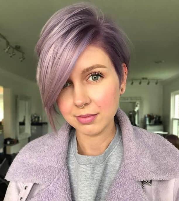CosmoProf Beautyさんのインスタグラム写真 - (CosmoProf BeautyInstagram)「Nothing but love for this lavender pixie💜 ✨ Hair by @hairbyac_alcorn who used @goldwellus to lift and tone to create this purple pixie perfection.  Save over 30% on the Pure Pigments Color Cooling Kit this month at CosmoProf 🙌 Find the full line of #Goldwell products, including the NEW Cool Violet 🔮 #PurePigments at #cosmoprofbeauty for #licensedtocreate beauty pros😘 . . #repost #goldwellapprovedus #violethair #pastelhair #purplehair #lavenderhair #lilachair」7月8日 8時05分 - cosmoprofbeauty