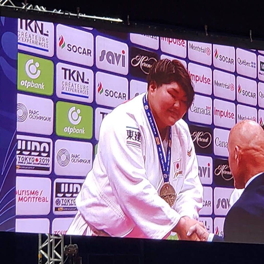 吉田秀彦のインスタグラム：「朝比奈沙羅  優勝🥇 おめでとう㊗️」