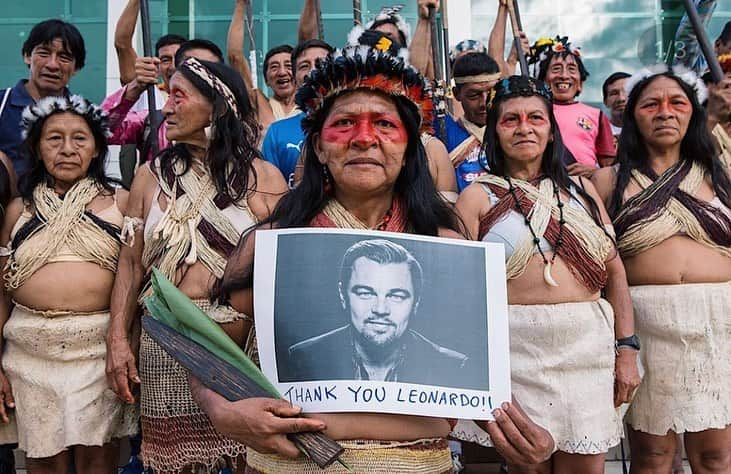 レオナルド・ディカプリオさんのインスタグラム写真 - (レオナルド・ディカプリオInstagram)「#Regram #RG @amazonfrontlines: The Waorani communities thank everyone standing in solidarity with their struggle: “In the name of our forests, our rivers, and our ancestors we the Waorani People thank you for standing in solidarity with us in this struggle. Our children and future generations will remember your commitment to safeguard the lungs of the earth, the Amazon. Our struggle continues and your support will continue to be vital! Now, we need more signatures to reach our goal of 500 000! ” - @waoresistencia Sign the Waorani's urgent letter! (link in bio)  #WaoraniResistance#ResistenciaWaora」7月8日 9時04分 - leonardodicaprio