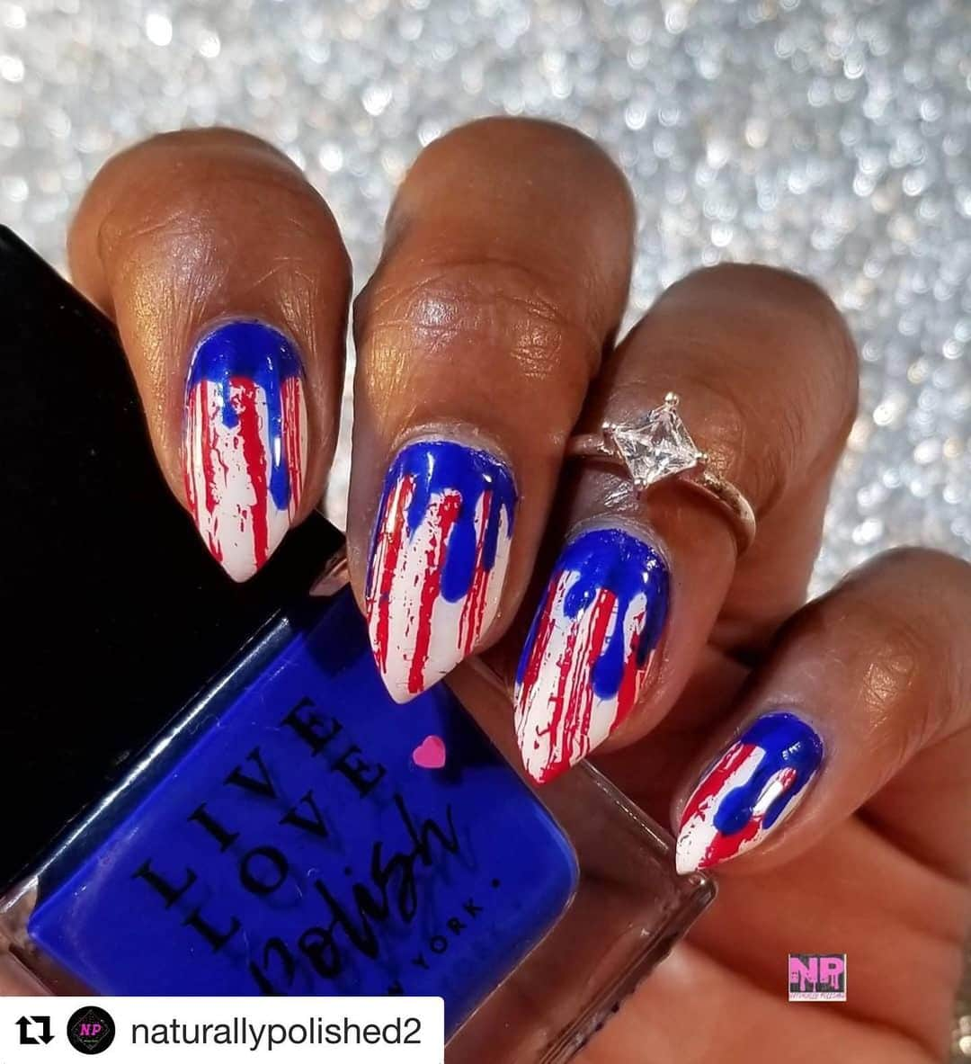 Nail Designsさんのインスタグラム写真 - (Nail DesignsInstagram)「Credit @naturallypolished2 ・・・ Tribeca 💙 @livelovepolish  #patrioticnails #rednails #stars #starsandstripes #bluenails #4thofjulynails #nailitdaily #stilletonails #naturalnails #nails #blackmua #whitenails #nailstyle #nailspafeature #nailswagpromote #nailcommunity #nailsmagazine #nailblogger #nag_repost #nailsofig #nailartclub #nailartwow #nails2inspire #nailitmag #badgirlfeatures」7月8日 12時29分 - nailartfeature