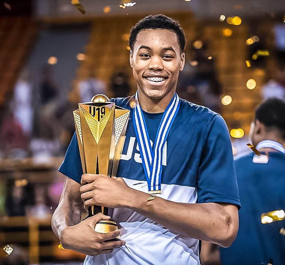 USA Basketballさんのインスタグラム写真 - (USA BasketballInstagram)「Moments we live for. For a 7th time in history, the USA U19 Men are #FIBAU19 World Cup champs 🏆」7月8日 13時01分 - usabasketball