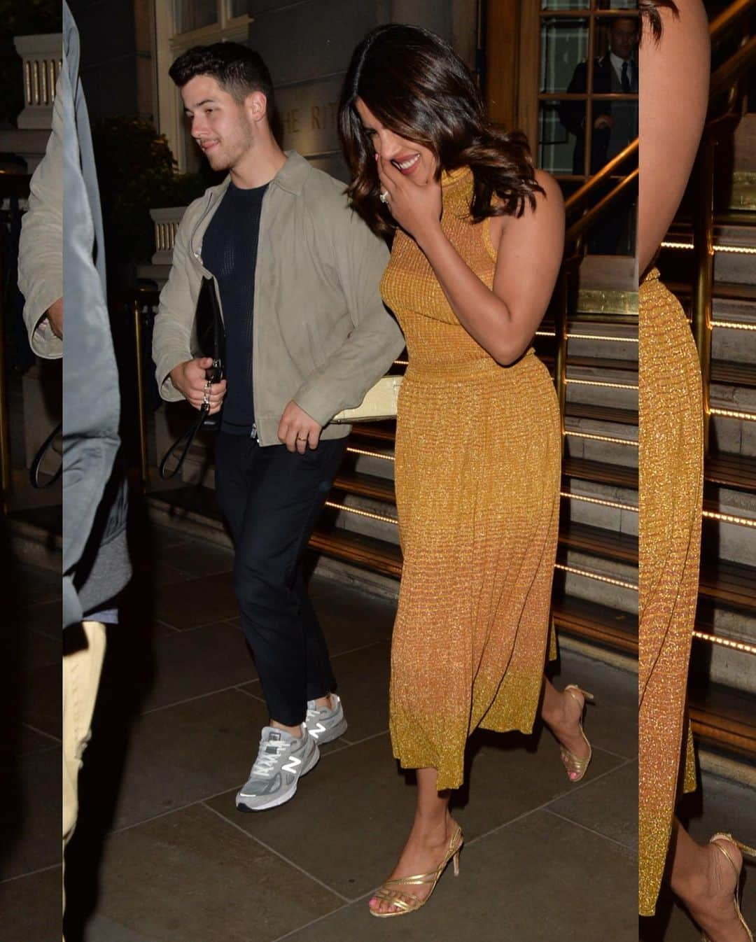 Just Jaredさんのインスタグラム写真 - (Just JaredInstagram)「@nickjonas & @priyankachopra share a laugh as they head out after grabbing dinner! #NickJonas #PriyankaChopra Photos: Splash」7月8日 15時26分 - justjared