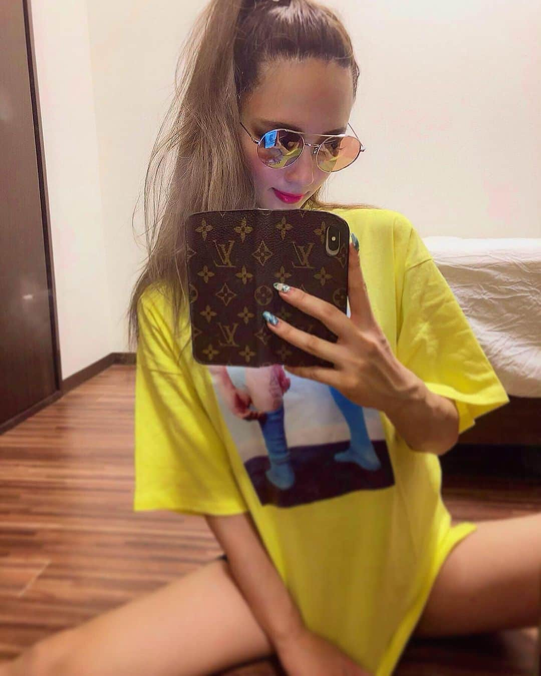 中尾みほさんのインスタグラム写真 - (中尾みほInstagram)「tshirt →💛@7things.official  #japanesegirl#shirt#like4like #ootd #l4l #tagsforlikes #instamood#girl #japanese#sexy#pictures#pictureedit #photooftheday#followmeto#phot  #followforfollowback#fol#girls#girly #love#selfie#self#臨月コーデ#Tシャツ #ファッション#中尾みほ#マタママ#臨月」7月8日 21時40分 - mihochan18