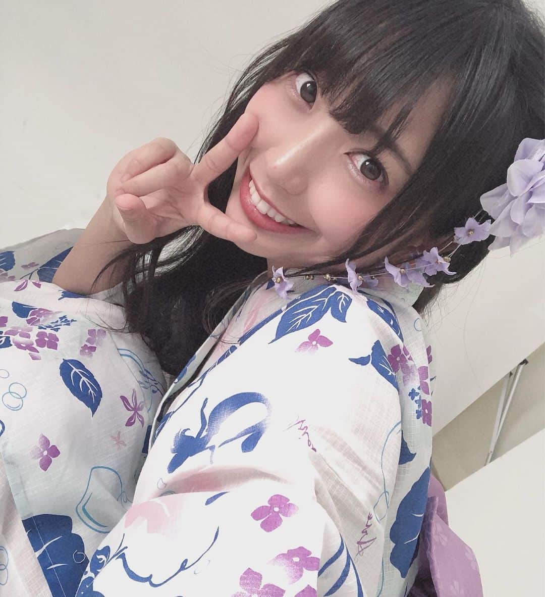 月野もあのインスタグラム：「#浴衣 #夏 #yukata #summer」