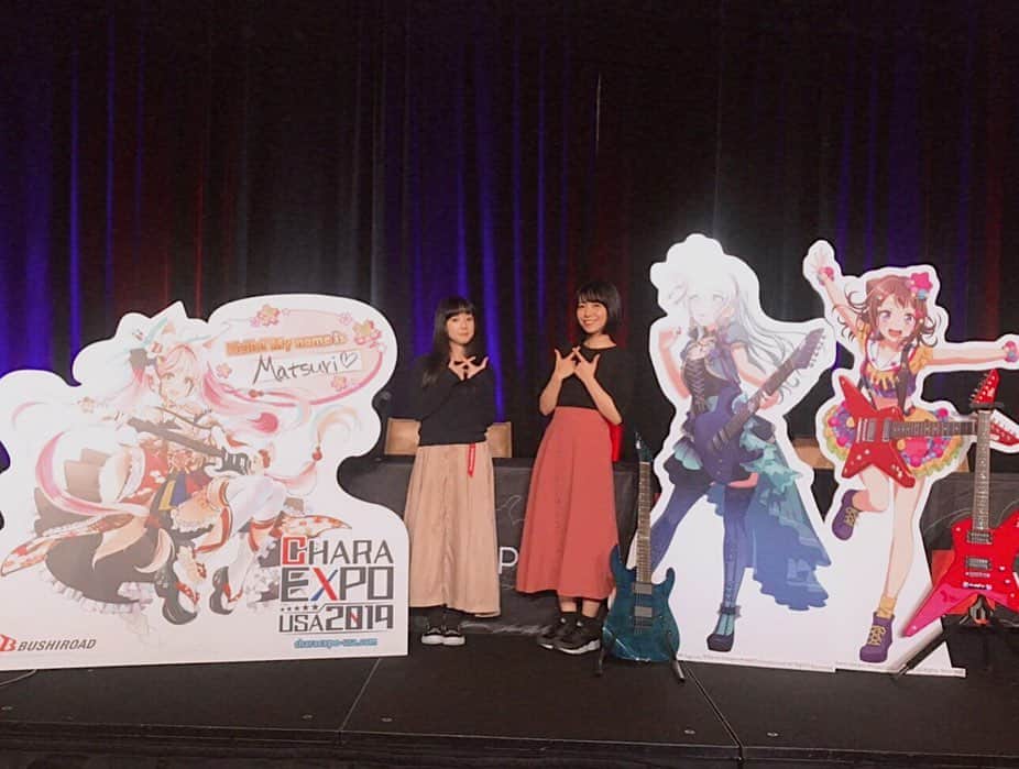 愛美さんのインスタグラム写真 - (愛美Instagram)「. #animeexpo2019 Thank you for coming to the panel!!!!!!! . . ポピパピンクのスカート🥰💓 . . #ootd #dholic #ciroi #mixxmix #nike」7月8日 17時15分 - aimin_official