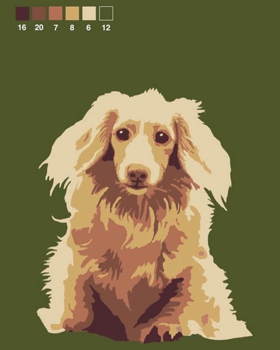 BETTYのインスタグラム：「初のオーダーカーペット🥰 * @magic_carpet241さんのお店で、 我が子の世界で一つだけの オーダーカーペットができるとのことで ベティの絨毯を作成していただいてます😍 写真のように出来上がるみたいです✨ ※ちなみに全て手織りです！ * ずっと一緒にいたくても、 やはり別れは来てしまう… だから少しでも思い出になるものを… というのが、親バカというもの😅 * わたしは敷かずに飾る予定です(笑) 皆さんも我が子の絨毯作ってみては😍🤙 *」