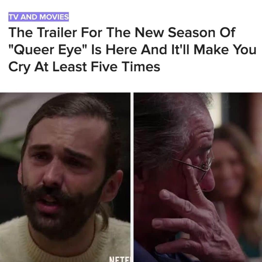 BuzzFeedさんのインスタグラム写真 - (BuzzFeedInstagram)「Follow 👉 @buzzfeedtrending 📺 Hit the link in bio to watch the trailer for the new season of "Queer Eye" 👀」7月9日 5時52分 - buzzfeed