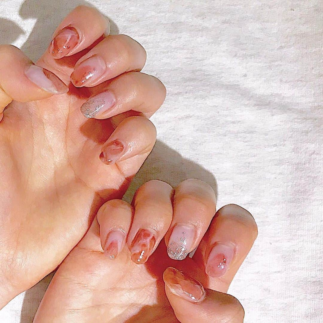 布川桃花さんのインスタグラム写真 - (布川桃花Instagram)「PINK MARBLE💅🏻」7月8日 22時31分 - momoka_fukawa