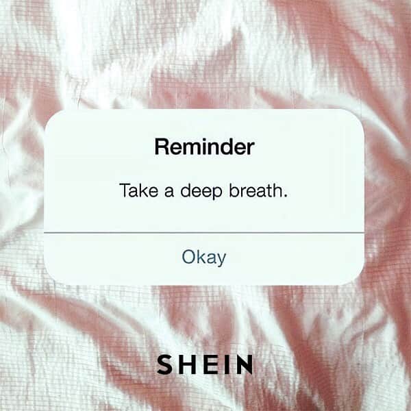 SHEINさんのインスタグラム写真 - (SHEINInstagram)「Take a deep breath🍭 #SHEIN #SHEINinspo#reminder #selfcare」7月8日 23時37分 - sheinofficial